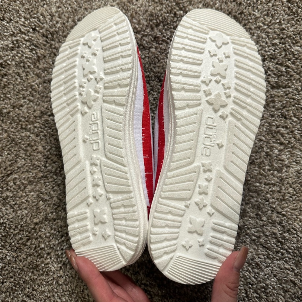 Hey Dude Women's Patriotic Sneakers - Red, White, and Blue - Picture 2 of 3